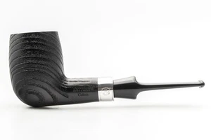 NEW !! RATTRAY'S COLOSS G BLACK 147 STRAIGHT BILLIARD 9MM ASH PIPE - Picture 1 of 7