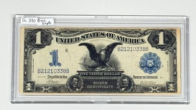 1899 $1 Silver Certificate Note One Dollar BLACK EAGLE US Paper Currency Fr. 230 - Image 1 of 3
