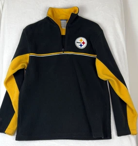 NFL Pittsburgh Steelers 1/4 Zip Long Sleeve Fleece Pullover Damen XL (18-20) - Bild 1 von 7