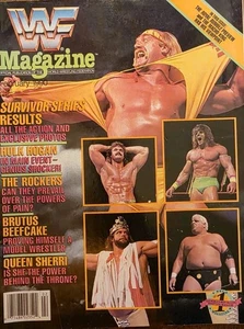 WWF Magazine February 1990 Hulk Hogan, Rude, Savage, Warrior, Dusty Rhodes     C - Picture 1 of 20