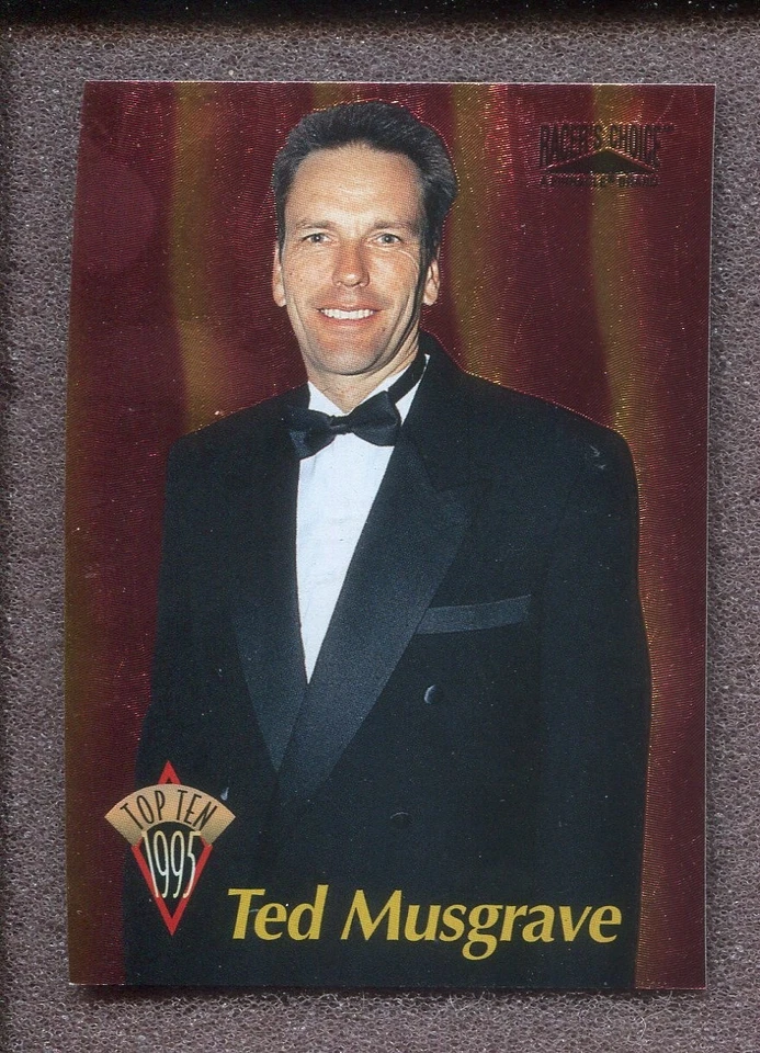 1996 Pinnacle Racer's Choice Top Ten #7 - Ted Musgrave - Image 1 of 2