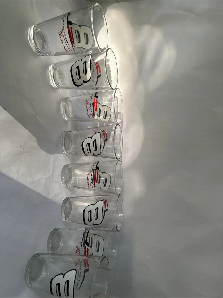 Budweiser Dale Earnhardt Jr. #8 NASCAR пинта питьевой стакан - Изображение 1 из 2