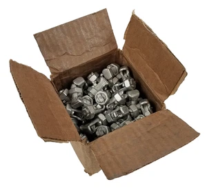 100 BURNDY KSU20 Split-Bolt Square Head Connector Copper #6 | 10 to 4 AWG NEW - Picture 1 of 8
