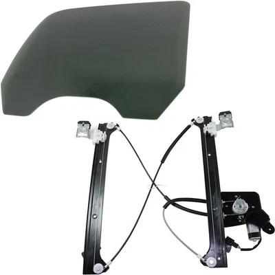 Door Glass For 2001-2006 Chevrolet Silverado 2500 HD Rear Passenger Side Kit Foto 1 de 4