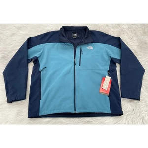 NWT The North Face Apex Bionic Jacket DWR Soft Shell Storm Blue Cosmic Sz XXL - Picture 1 of 5