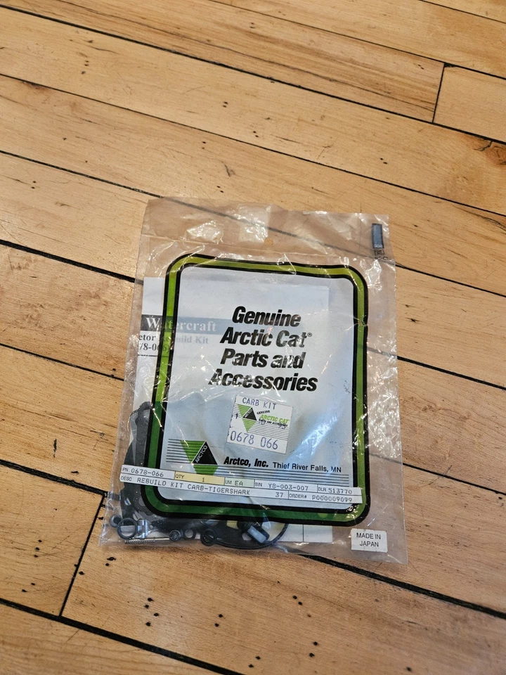 NOS Arctic Cat Tigershark Carburetor Rebuild Kit 0678-066 96-99 - Image 1 of 1