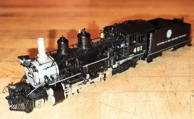 Last Run 1994 Precision Scale HOn3 Brass D&RGW K-27 2-8-2 #461 Beautiful Exc Run - Image 1 of 4