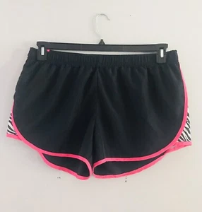 CB Sport Women’s Running Athletic Workout Shorts Black Pink White Size 1X - Picture 1 of 6