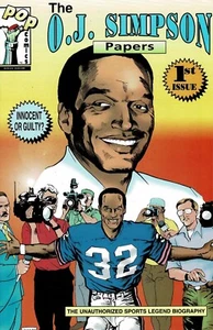 OJ SIMPSON PAPERS #1 fumetto edizione esclusiva autografata quasi nuovo (1995) - Foto 1 di 3