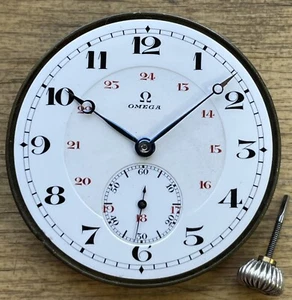 Reloj Bolsillo Omega Movimiento y Esfera Perfecto Estado - Imagen 1 de 6