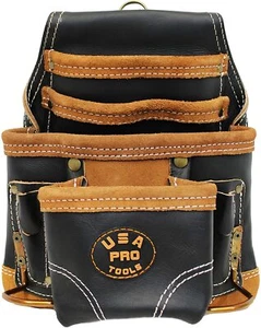 Ten Pocket Top Grain Leather Tool Pouch Carpenter,Construction,Framers,Handyman  - Picture 1 of 10