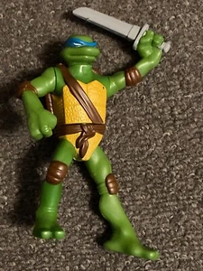 TMNT Ninja Turtles 4,5" Leonardo Jointed Actionfigur mit Schwert - Bild 1 von 2