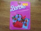Vintage Barbie red floral dress 4119