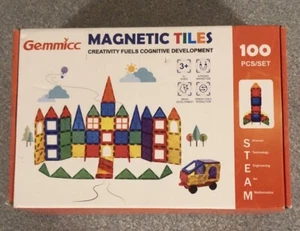 Ge.mmicc Piastrelle Magnetiche Set 100 Pezzi Gemmic STEAM Giocattolo 3+ - Foto 1 di 3