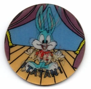 ¡TATAN! #142 MAGICTAZO TINY TOON 1994 MAGIC TAZO MATUTANO LEVE ALABEADO - Imagen 1 de 2