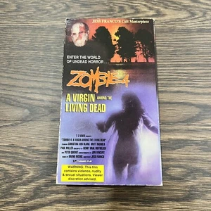 Zombie 4 A VIRGIN AMONG THE LIVING DEAD Horror Zombie Gore VHS Jess Franco RARE - Picture 1 of 8