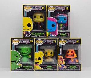 Funko Pop Disney Pesadilla antes de Navidad Juego de luces negras 14 16 39 71 807 - Imagen 1 de 23