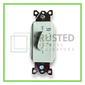 TORK A506HW 6-Hour In-Wall Spring-Wound Twist Timer with White Faceplate - Picture 1 of 5