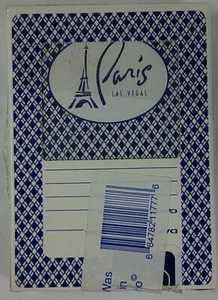 Paris Hotel Casino Las Vegas Playing Cards Used at Casino With Casino Seal - Picture 1 of 6