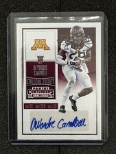2016 Contenders Draft Picks AUTOGRAPHS De'Vondre Campbell RC #297 Falcons