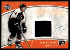 2005-06 Upper Deck Ice Frozen Fabrics Joni Pitkanen Philadelphia Flyers #FF-JP