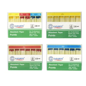 100/box Dental Endodontics RootCanal Obturating Points Absorbent Paper Points - Picture 1 of 15