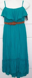 NEW WITH TAG BCX Summer Sun Dress Women's/Junior's Sz S Fully Lined  Belt - Picture 1 of 4