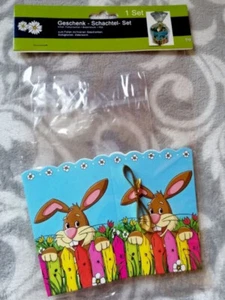Ostern Geschenke Schachtel Set Faltschachtel Bodenbeutel Klip - Bild 1 von 1