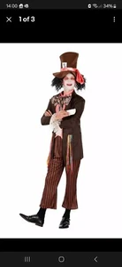 mad hatter costume adult size: STD - Picture 1 of 3