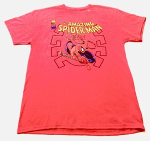 Maglietta Marvel's Amazing Spiderman rossa sbiadita per adulti nuova - Foto 1 di 1
