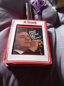 Johnny Cash’s GREATEST HITS VOLUME 1 (1967) Eight 8 Track Tape COLUMBIA - Picture 1 of 2