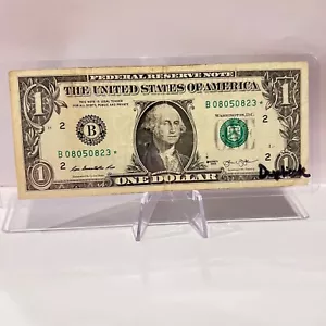 Series 2013 $1 Dollar Bill Duplicate Star Note *New York* US Paper Currency - Picture 1 of 2