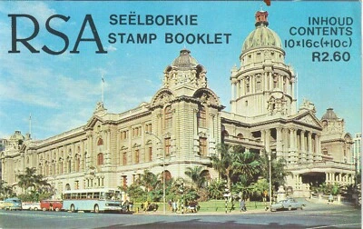 SUDÁFRICA 1987 - 88 SOBREIMPRESIONES DE DESASTRES INUNDACIONES NATALES - FOLLETO DE SELLOS Foto 1 de 3