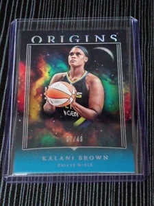 2024 Panini Origins WNBA Teal #12 Kalani Brown 07/49 Dallas Wings - Bild 1 von 1