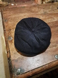 Failsworth Hats Hudson Corduroy Cap - Navy- 56cm - Picture 1 of 8