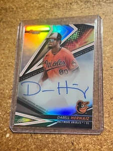 2022 Bowmans Best Refractor # B22-DHE Darell Hernaiz Best of 2022 Autograph Card - Picture 1 of 2