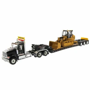 International HX520 Tandem Tractor XL120 Trailer & CAT 963K Dozer 1:50 DM 85599 - Picture 1 of 6