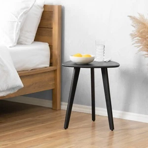 Armstrong Bed Side Table Solid Wood Sofa Side Tables with Black Floor Protectors - Picture 1 of 31