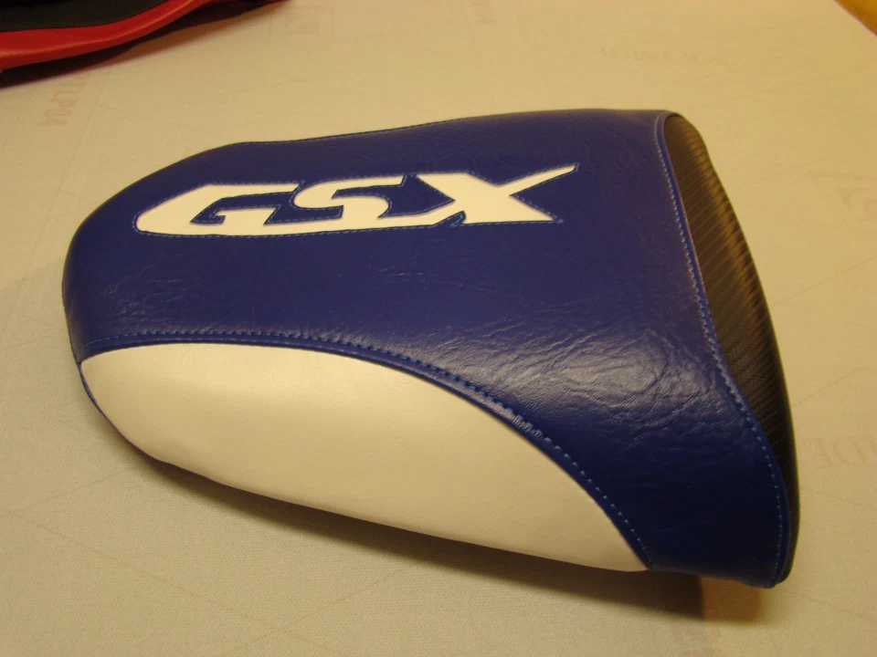 NUEVA FUNDA ASIENTO TRASERO VINILO PERSONALIZADA PARA GSX600R GSX750R 04/05 MODELOS SUZUKI Foto 1 de 1