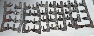 Lot of Mixed Vtg. Assorted Male Cast Iron Shutter Hinges Multi Mfg. and Sizes - Picture 1 of 15