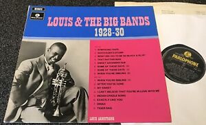 LOUIS ARMSTRONG & THE BIG BANDS 1928-1930-PARLOPHONE UK 1969 VINYL LP (VG+/M-)