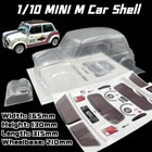 1/10 M-Classis Car Shell Clear Body 210mm Wheelbase For Tamiya M03 Mini Cooper