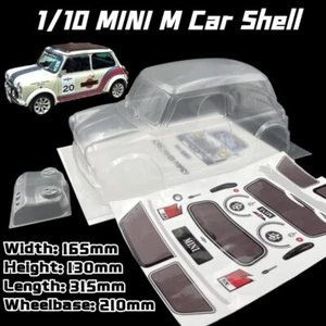 1/10 M-Classis Car Shell Clear Body 210mm Wheelbase For Tamiya M03 Mini Cooper - Picture 1 of 7
