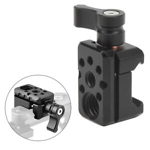 NATO Clamp Quick Release For Locating Hole Cold Shoe Mount Camera Cage Kit R BEA