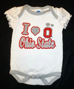 Ohio State University OSU Buckeyes NCAA College Onsie Size 0 - 3 Months - Picture 1 of 1