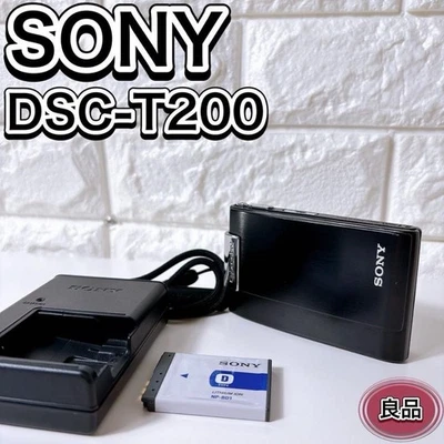 Fotocamera digitale Sony Cyber-shot DSC-T200 nera 8,1 MP 5x zoom compatta - Immagine 1 di 4