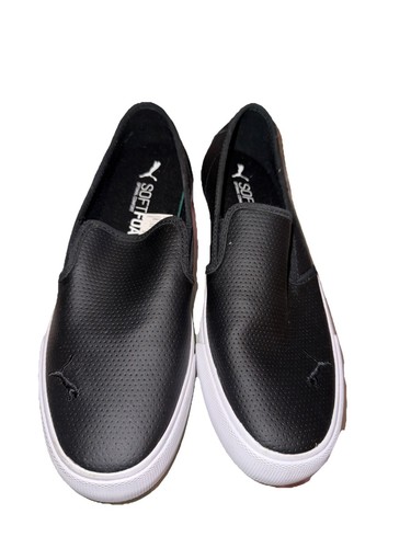 Puma 374607 01 Bari scarpe sneakers slip on in pelle di gatto donna taglia 6