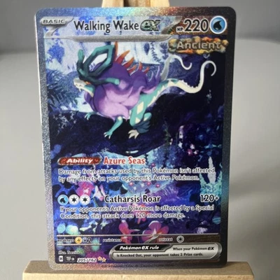 Walking Wake ex 205/162 Pokemon Card Sv05: Temporal Forces Holo English NM  - Image 1 of 2