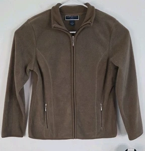 Karen Scott Sport NWT Womens Chestnut Brown Zero Proof Fleece, Size S, MSRP $47 - Picture 1 of 14