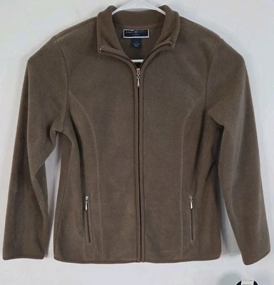 Karen Scott Sport NWT Womens Chestnut Brown Zero Proof Fleece, Size S, MSRP $47 - Image 1 of 4